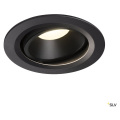 Numinos, encastré de plafond intérieur, 55°, noir, led, 4000k, orientable