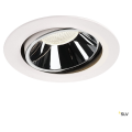 Numinos, encastré de plafond intérieur, 20°, blanc/chrome, led, 4000k, orientable