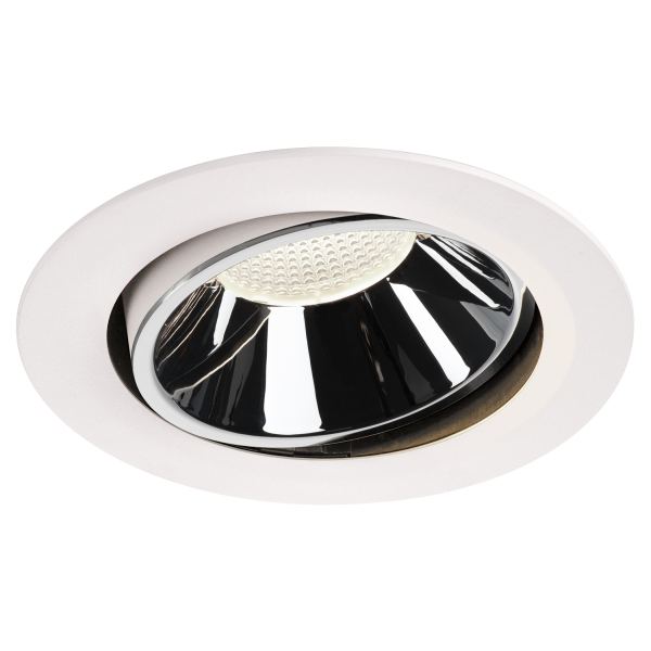 Numinos, encastré de plafond intérieur, 20°, blanc/chrome, led, 4000k, orientable