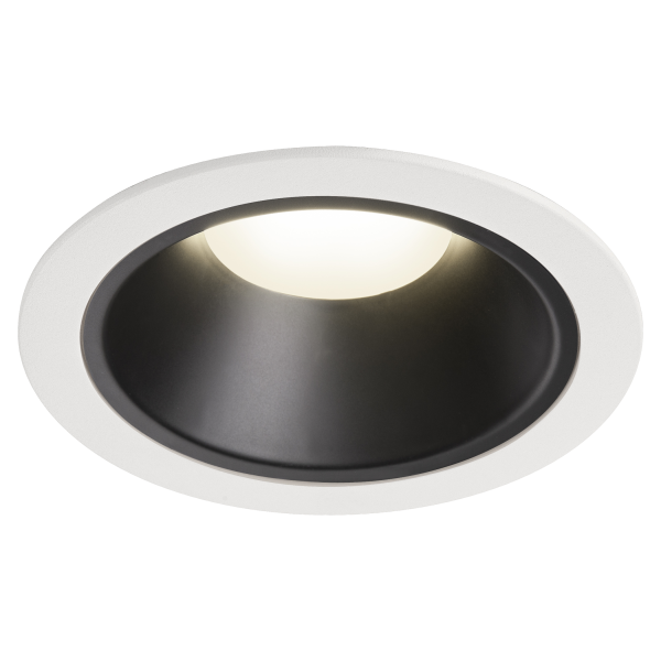 Numinos, encastré de plafond intérieur, 20°, blanc/noir, led, 4000k