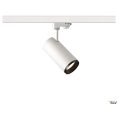 Numinos, spot pour rail 3 allumages, intérieur, 60°, blanc/noir, led, 20,1w, 4000k, variable triac