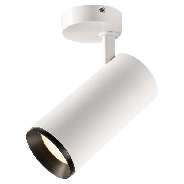 Numinos, plafonnier intérieur, 24°, blanc/noir, led, 28w, 4000k, variable triac