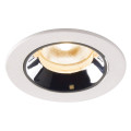 Numinos® xs, encastré de plafond intérieur, 20°, blanc/chrome, led, 7w, 2700k, ip20/ip44