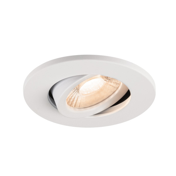 Universal, encastrés plafond intérieurs led, orientable, rond, blanc, led, ip20