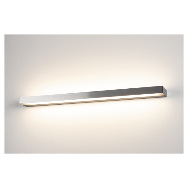 Sedo 21 led. applique. carrée. alu brossé. verre satiné. 22w. 3000k