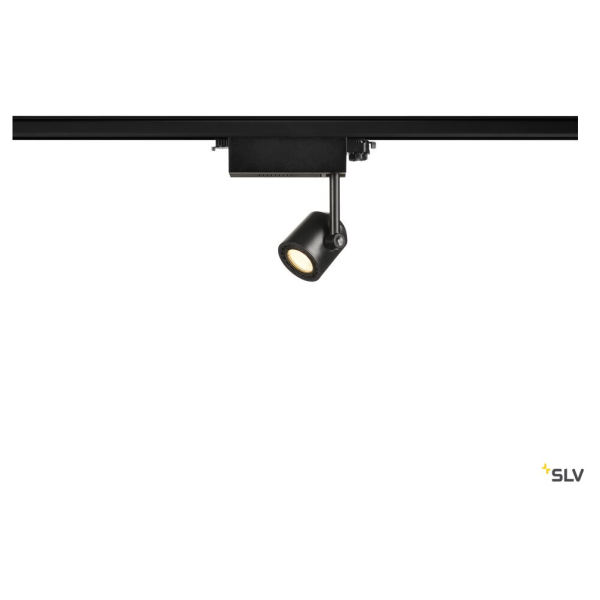 SLV by Declic SUPROS 78 LED, rond, noir, 3000K, réflecteur 60°, adapt. 3 all. inclus