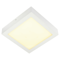 Senser. applique et plafonnier. carré. blanc. 14w. led 3000k