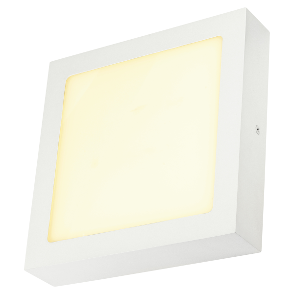 Senser. applique et plafonnier. carré. blanc. 14w. led 3000k