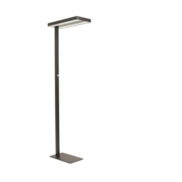 Girard sudron autonoe - lampadaire led 610x280x1950 60w 4000k 5400lm 120° noir dim pir