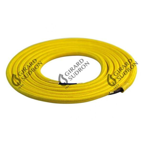 Girard sudron câble textile double isolation jaune