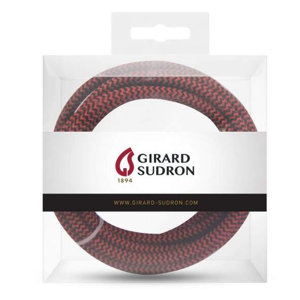 Girard sudron cable rond chiné  bordeaux marron