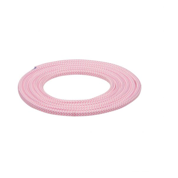Girard sudron cable rond chiné rose
