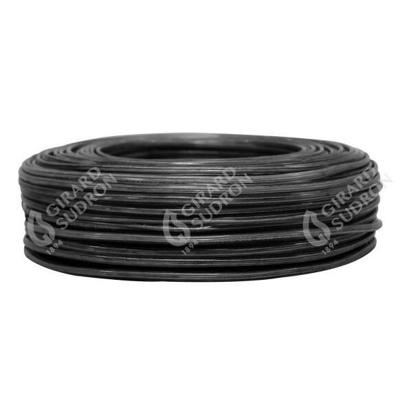 Girard sudron cable ovale dble isol.2x0.5 noir
