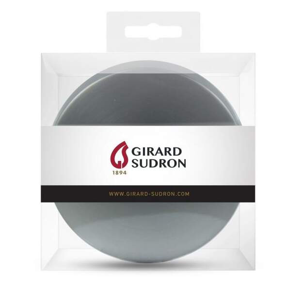 Girard sudron pavillon acier sortie simple Ø100mm gris clair mat