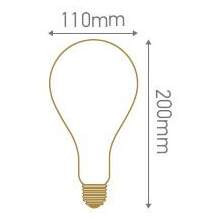 Girard sudron big bulbs led filament spiral 15978 dimmable 4w 200lm 2000k switch ic dim