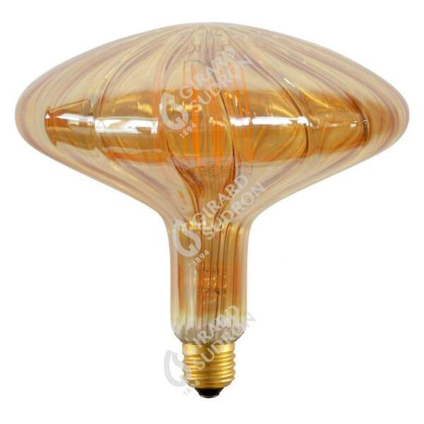 Lampe art deco filament led 6w e27 2000k 480lm dim. amb.