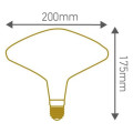 Lampe art deco filament led 6w e27 2000k 480lm dim. amb.