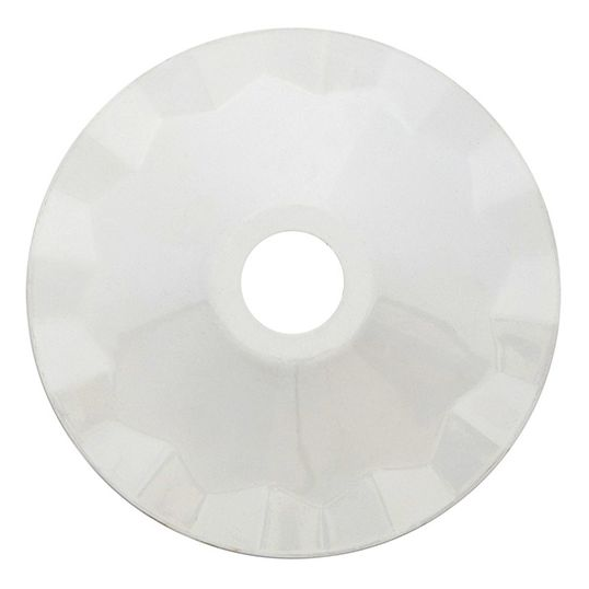 Girard sudron abat-jour métallique blanc Ø 187 mm avec anneau de fixation en caoutchouc