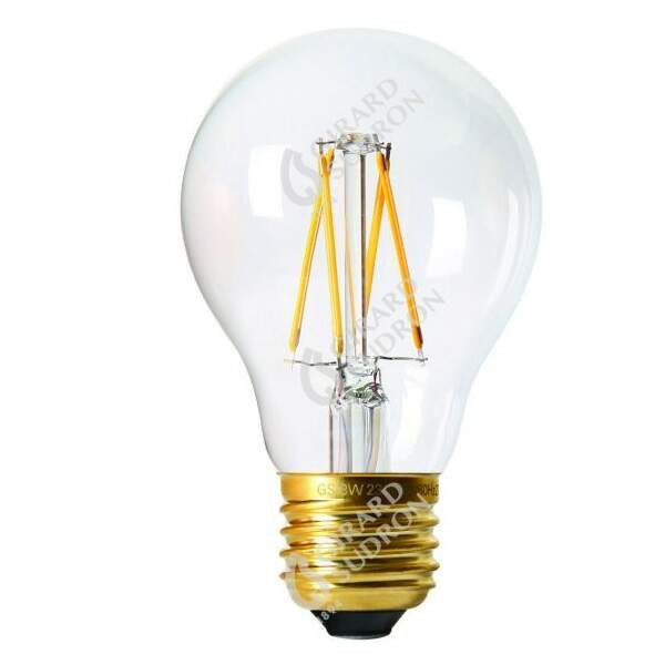 Girard sudron standard a60 led filament 4w e27 2700k 400lm dim. cl.