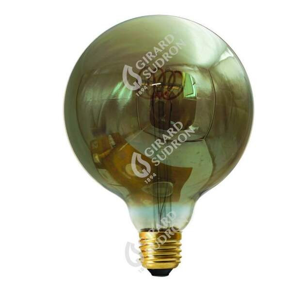 Lampe globe smoky Girard sudron 4w e27 dimmable