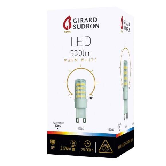 Girard sudron g9 ecowatts blister 3.3w  330lm 18*55mm
