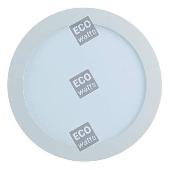 Girard sudron kili - ecowatts - luminaire encastré led Ø225x25 enc.Ø207 18w 4000k 1320lm 110° blanc