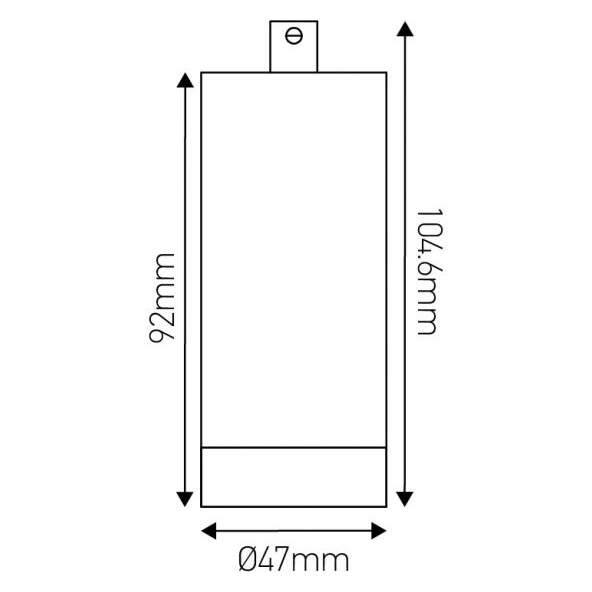 Girard sudron  douille cylindre e27 acier gris anthracite métallisé