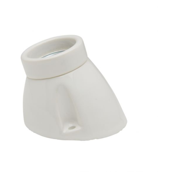 Girard sudron applique porcelaine e27 conique incliné blanc