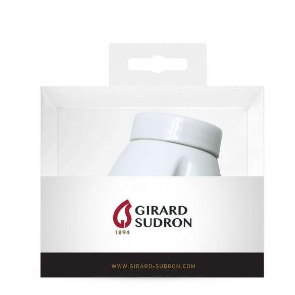 Girard sudron applique porcelaine e27 conique incliné blanc