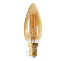 Girard sudron flamme lisse c35 filament led 5w e14 2200k 500lm dim. ambre