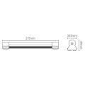 Girard sudron dione - ecowatts - batterie tube led 215x33.5x39 4w 6000k 360-180-36lm 120° argent dim
