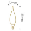 Girard sudron candle gs1 filament led 1w e12 2700k 100lm cl.