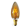 Girard sudron flamme c35 filament led torsadée 3w e14 100lm dim. ambre