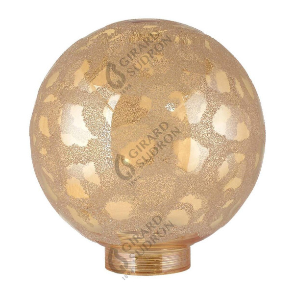 Girard sudron globe d.100 givre ambre p de vis 31,5mm