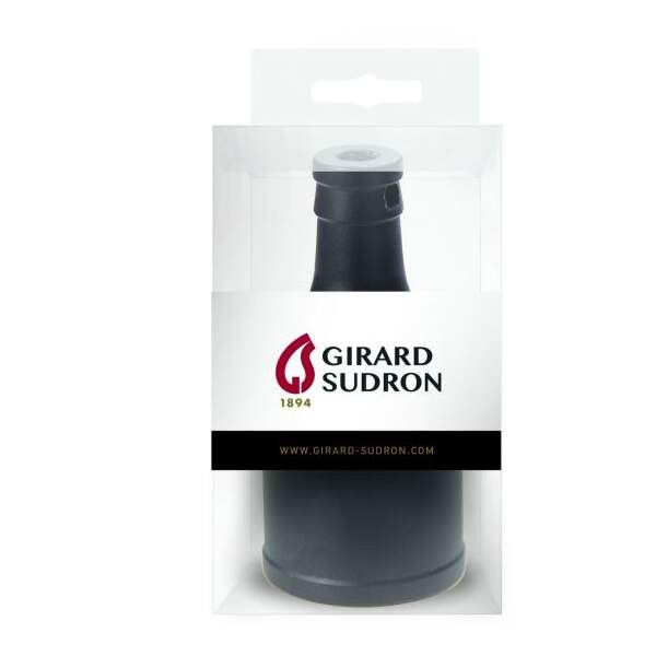 Girard sudron douille bouteille e27 acier noir métallisé