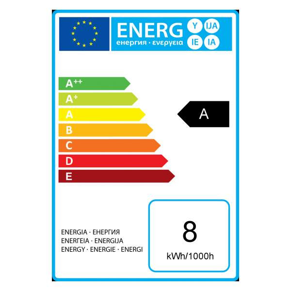 Sphrique fluo 8w e14 380lm. blister x2