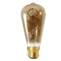 Girard sudron edison filament led twisted 4w b22 2000k 200lm dim. smoky