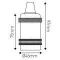 Girard sudron douille acier fileté  or