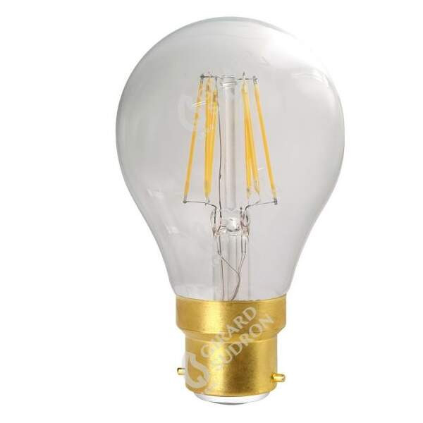 Girard sudron standard a70 led filament 8w b22 2700k 1055lm cl.