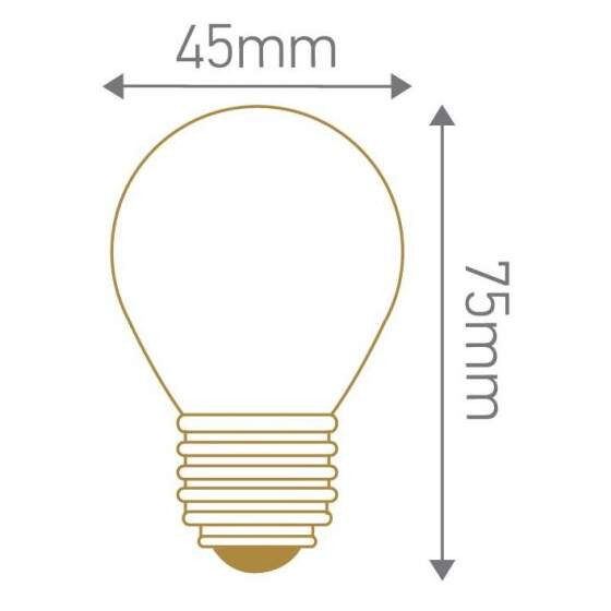 Girard sudron spherique g45 5w  2700k 610lm e27 claire