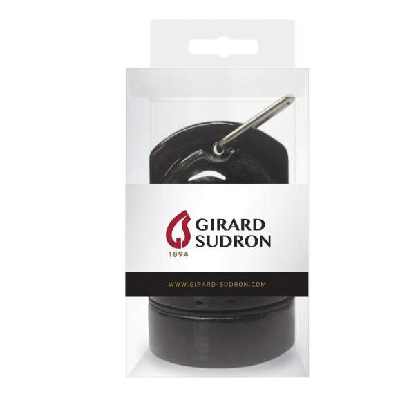 Girard sudron douille e27 porcelaine av. crochet ø46mm h.70mm noir