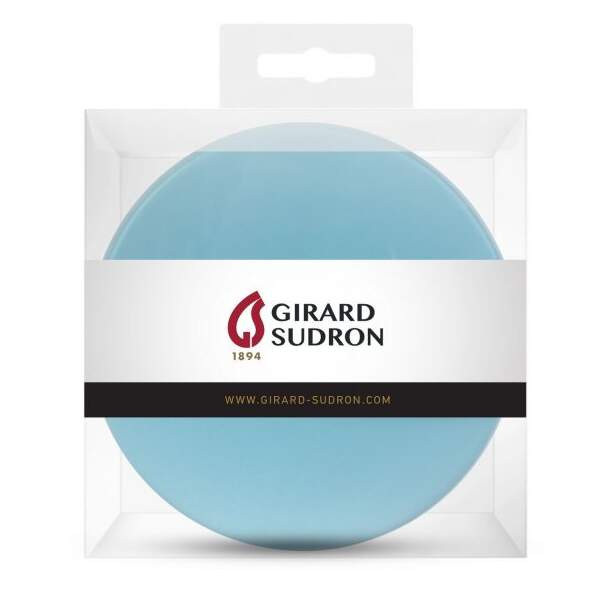 Girard sudron pavillon acier sortie simple Ø100mm bleu clair mat
