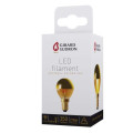 Girard sudron sphérique g45 filament led "calotte dorée" 4w e14 2700k 350lm dim.