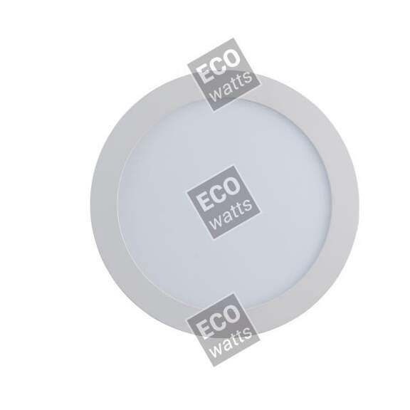 Girard sudron kili - ecowatts - luminaire encastré led Ø120x25 enc.Ø108 6w 3000k 420lm 110° blanc
