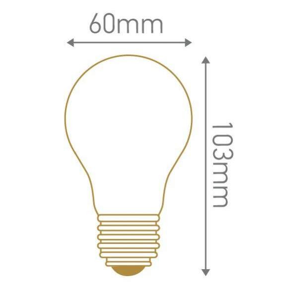 Girard sudron standard filament led e27 4w 420lm 2700k 360° satinée 25000h