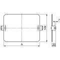 Cha plein acier pr modul L600Coff