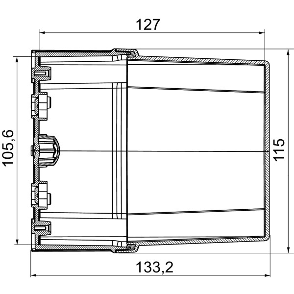 Bte ind.116x116x62 PC