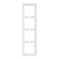 D-life - cadre de finition - blanc nordic mat - 4 postes