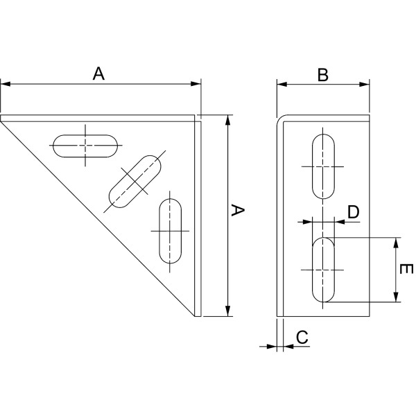 Connecteur rail C EVA 42X19