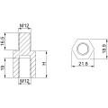 Jeu 4 entretoises toit SF 26